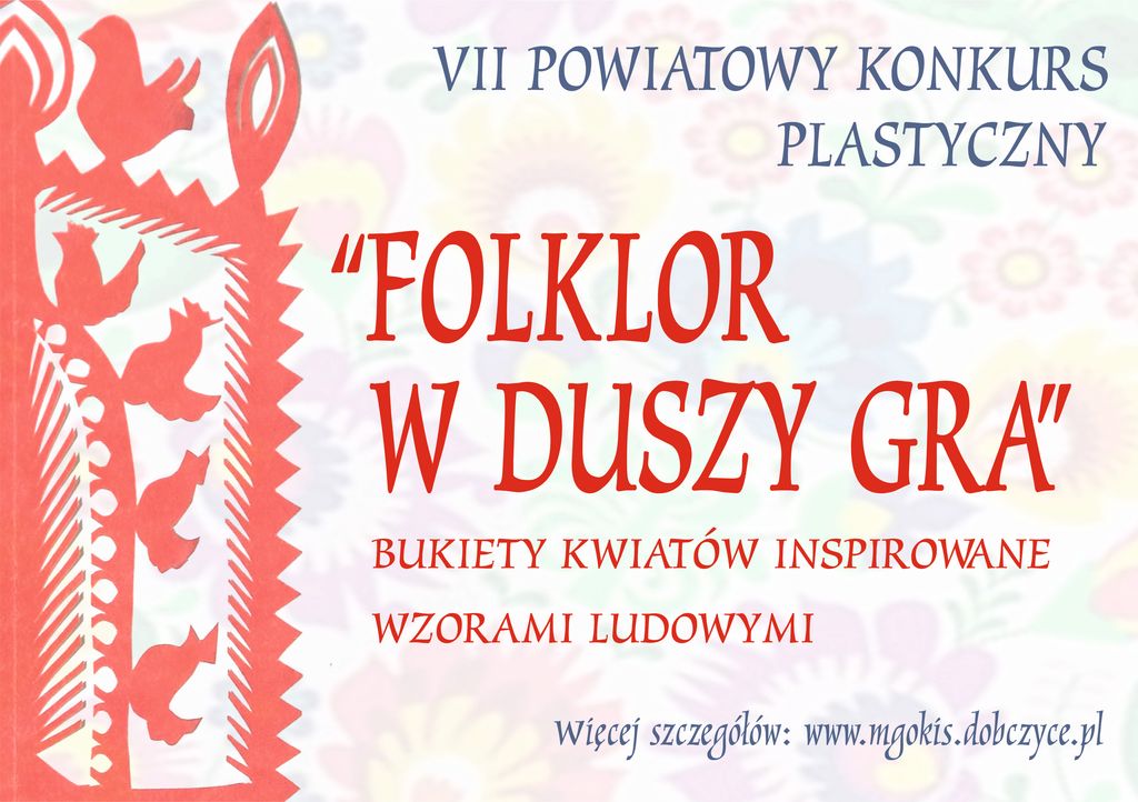 Plakat VII Powiatowy Konkurs Plastycznego