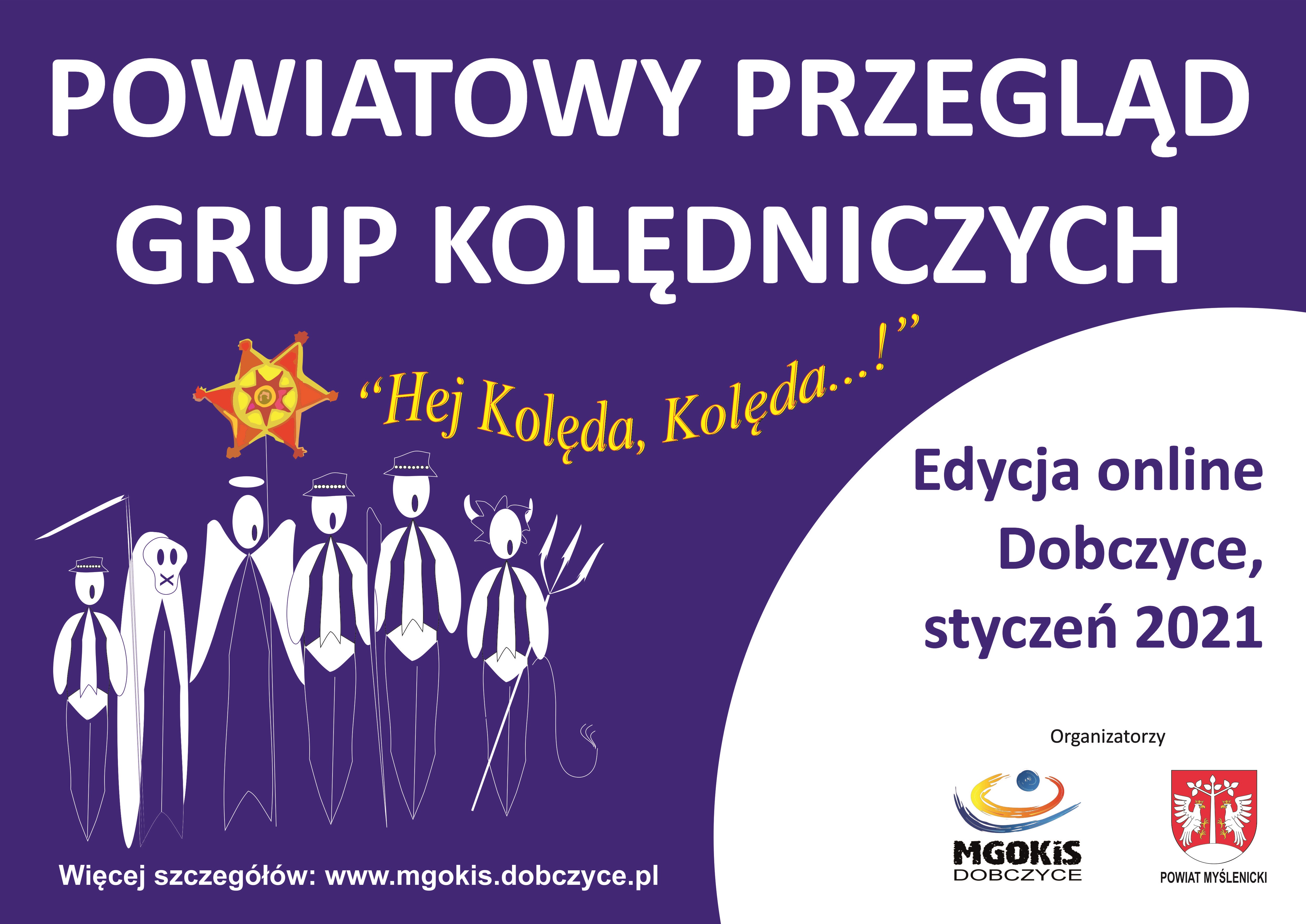 Plakat Powiatowy Przegląd Grup Kolędniczych