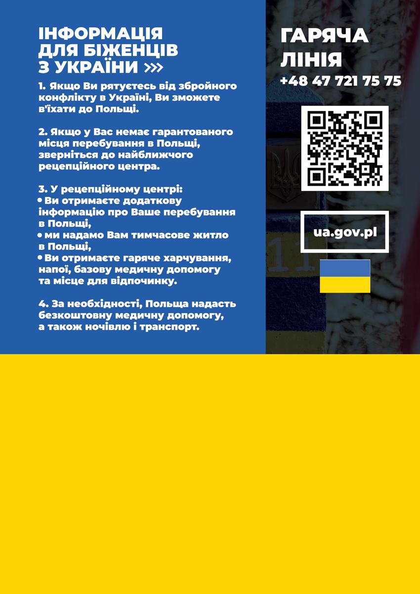 Інформація для біженців з України