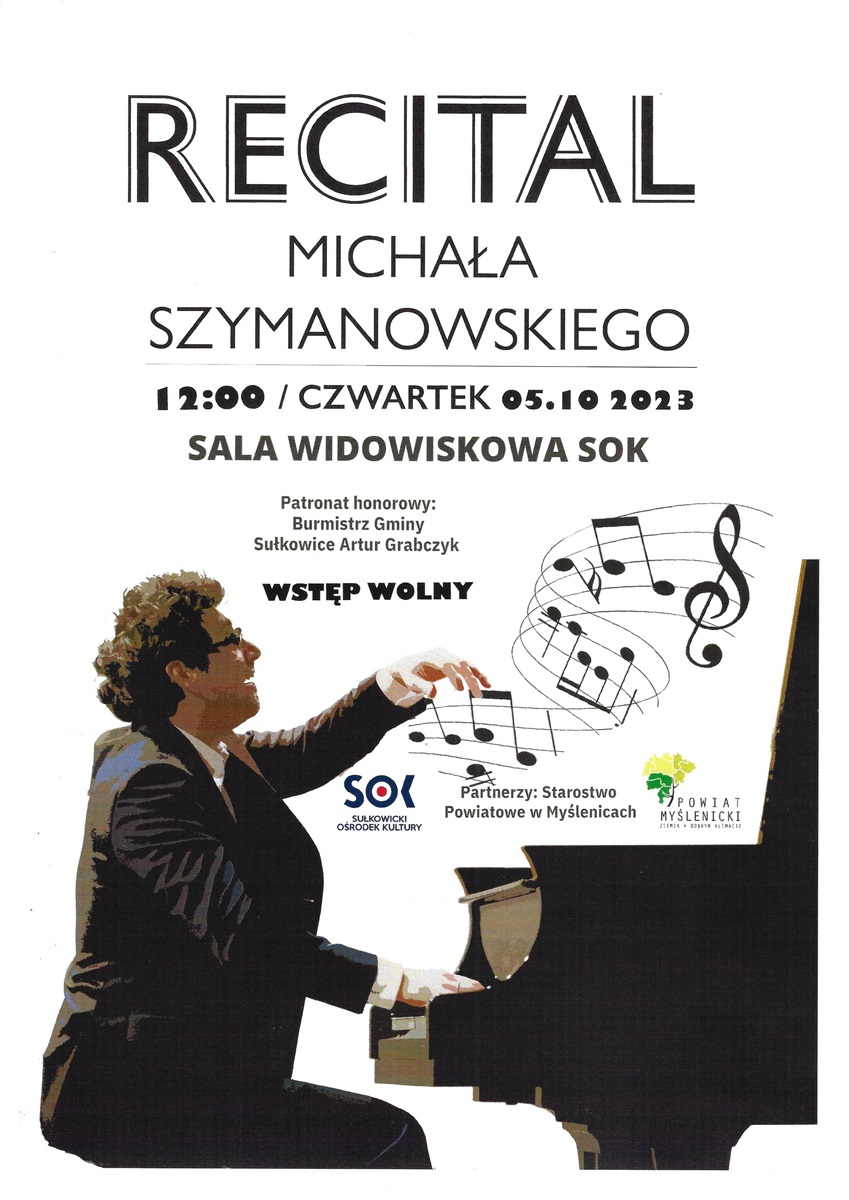 Recital fortepianowy Michała Szymanowskiego