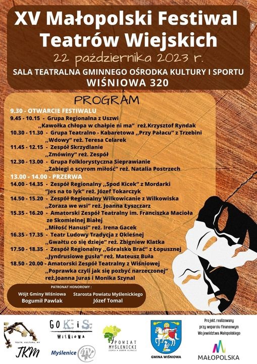 XV Małopolski Festiwal Teatrów Wiejskich